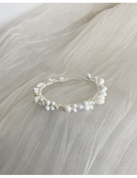Pulsera Novia de Azahar Perlas