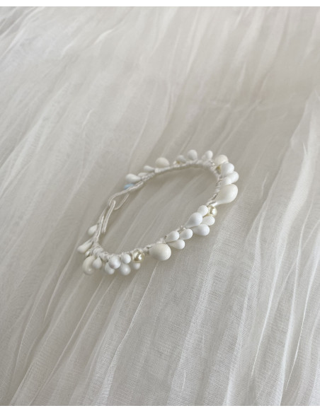 Pulsera Novia de Azahar Perlas