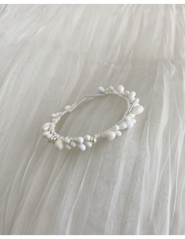 Pulsera Novia de Azahar Perlas