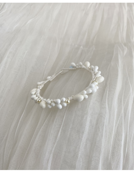 Pulsera Novia de Azahar Perlas