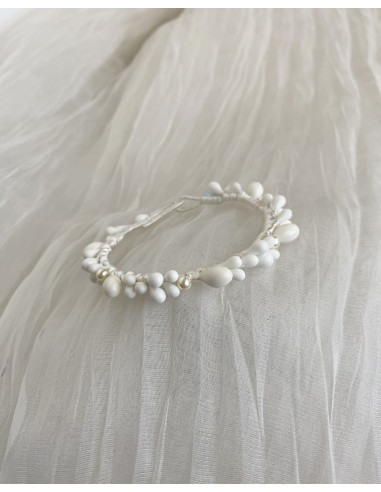 Pulsera Novia de Azahar Perlas
