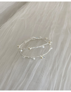 Pulsera Coletero de Novia Hilo Doble