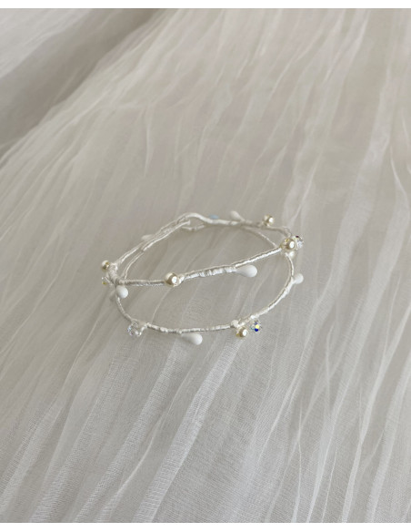 Pulsera Coletero de Novia Hilo Doble