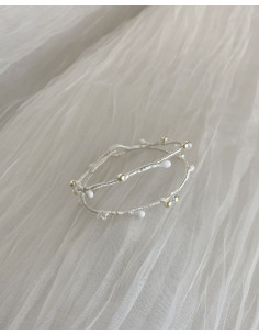 Pulsera Coletero de Novia Hilo Doble 2