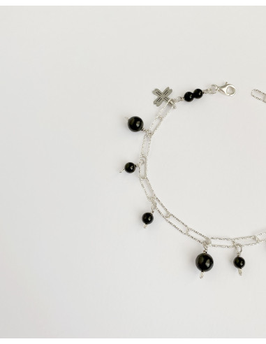 Pulsera azabache natural