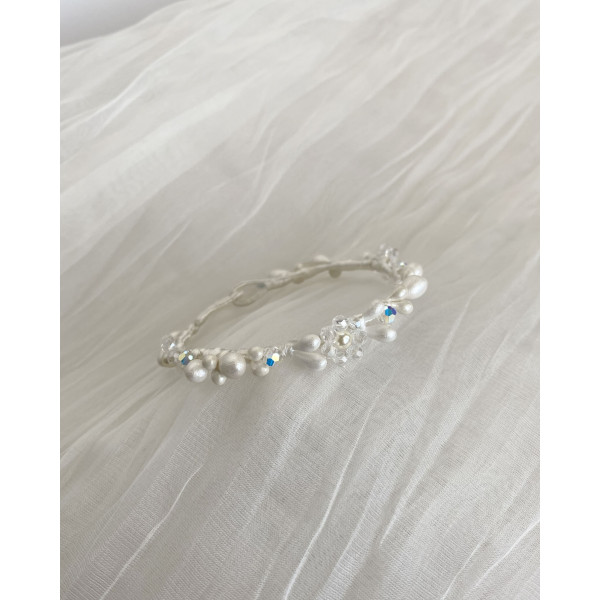 Pulsera Novia Flores