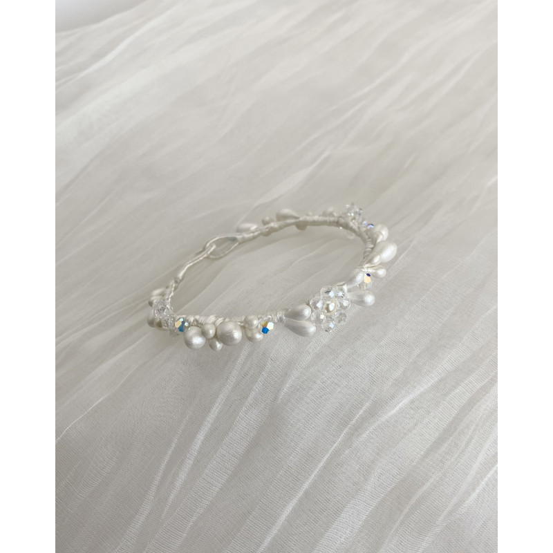 Pulsera Novia Flores