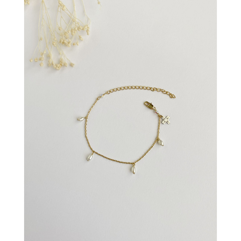Pulsera Novia Perlitas