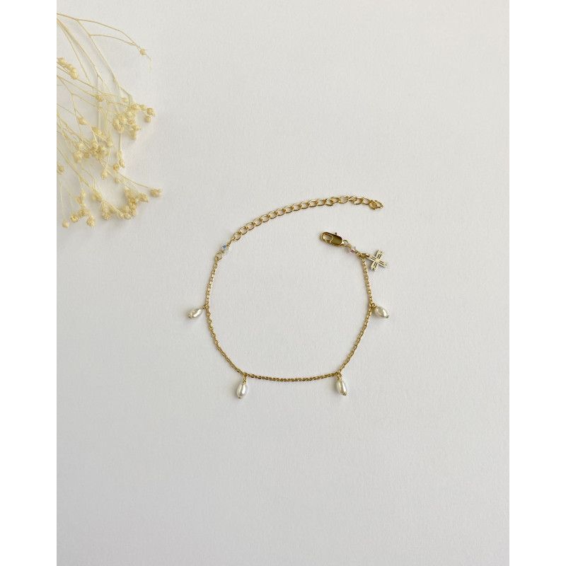 Pulsera Novia Perlitas