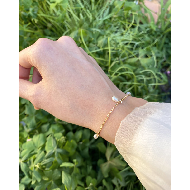 Pulsera Novia Perlitas