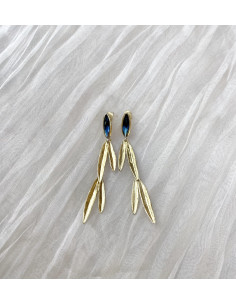 Pendientes Olivo Dorado