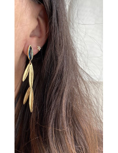 Pendientes Olivo Dorado 2