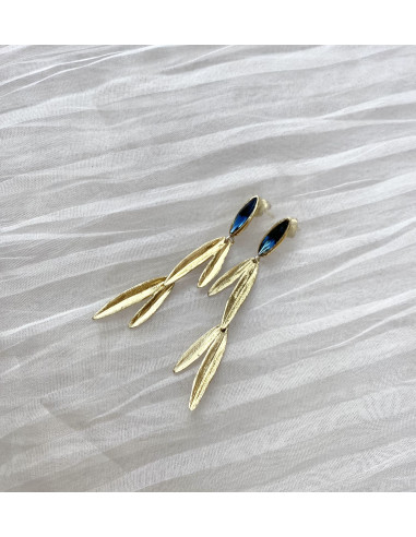 Pendientes Olivo Dorado