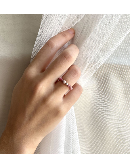 Anillo Pétalos Rosa