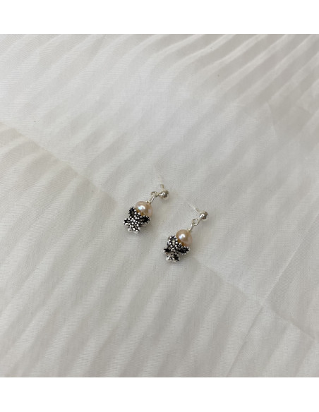 Pendientes Mariposa Perla