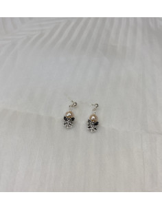 Pendientes Mariposa Perla 2