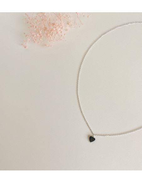 Colgante Love Hematite