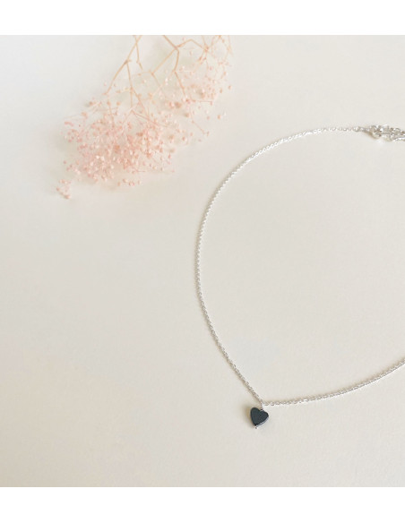 Colgante Love Hematite