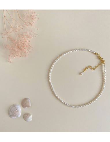Choker Perlas