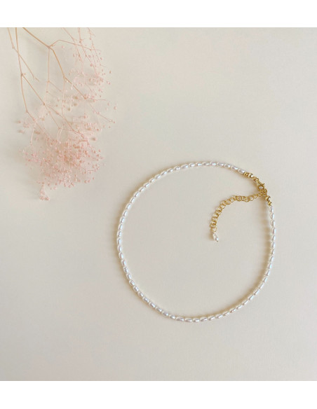Choker Perlas