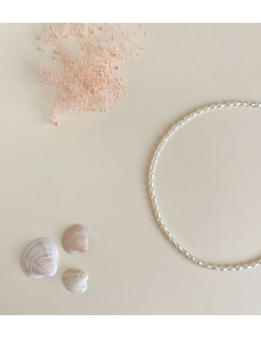 Choker Perlas
