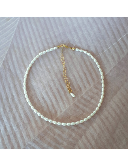 Choker Perlas