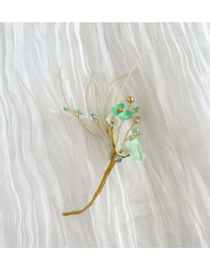 Tocado Abelia Verde Agua