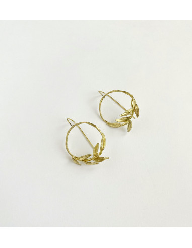 Pendientes Olivo Dorado