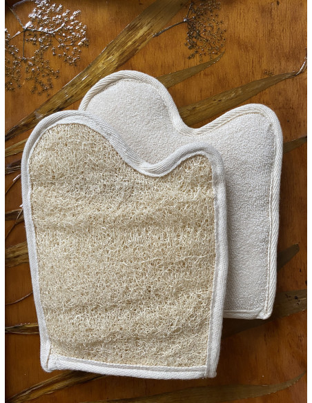 Manopla corporal exfoliante